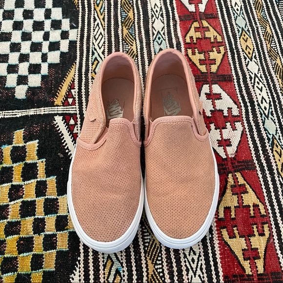 Vans Asher perforated suede slip on sneakers - Picture 7 of 10